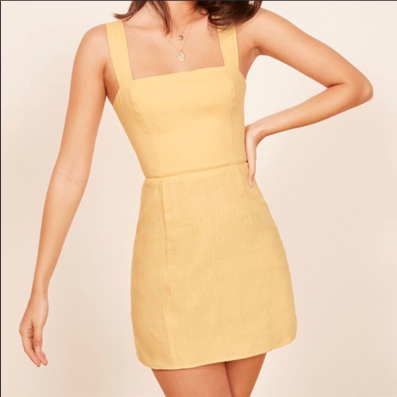 reformation brigitte dress